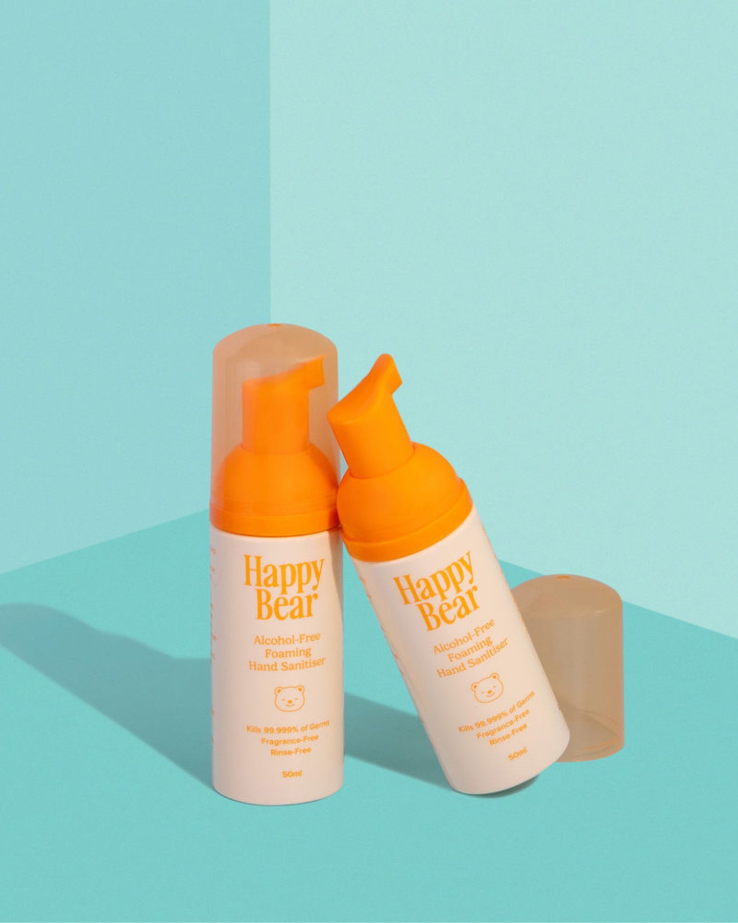 Happy Bear Foaming Hand Sanitiser, 50ml Dynamic Duo